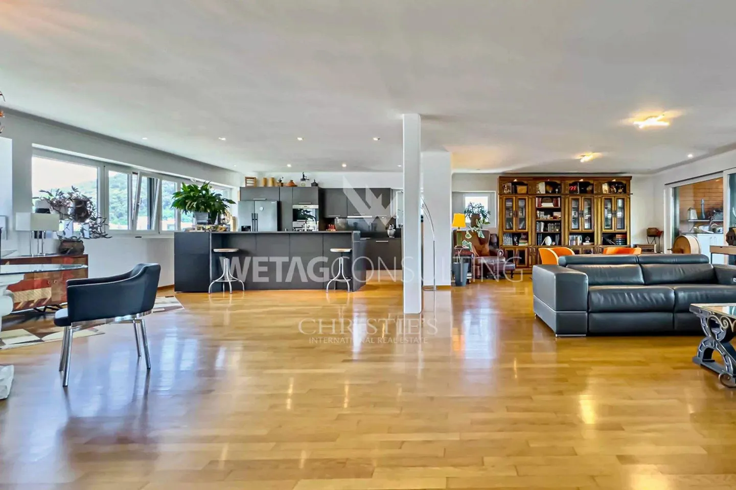 Lugano-Agno: Penthouse Apartment near Lake Lugano for Sale - Photo 3 of 11