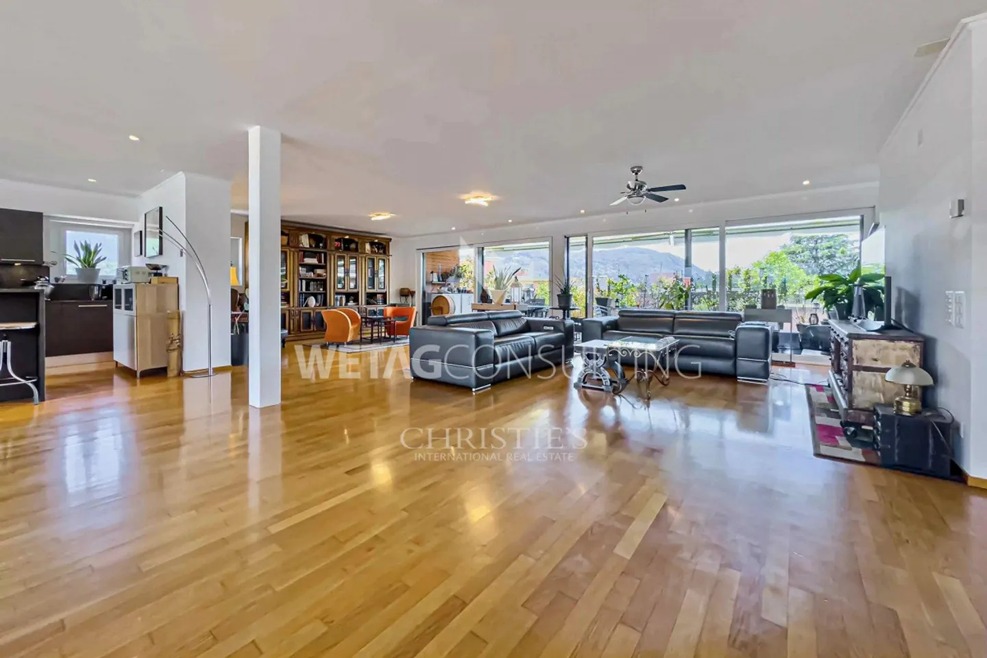 Lugano-Agno: Penthouse Apartment near Lake Lugano for Sale - Photo 7 of 11