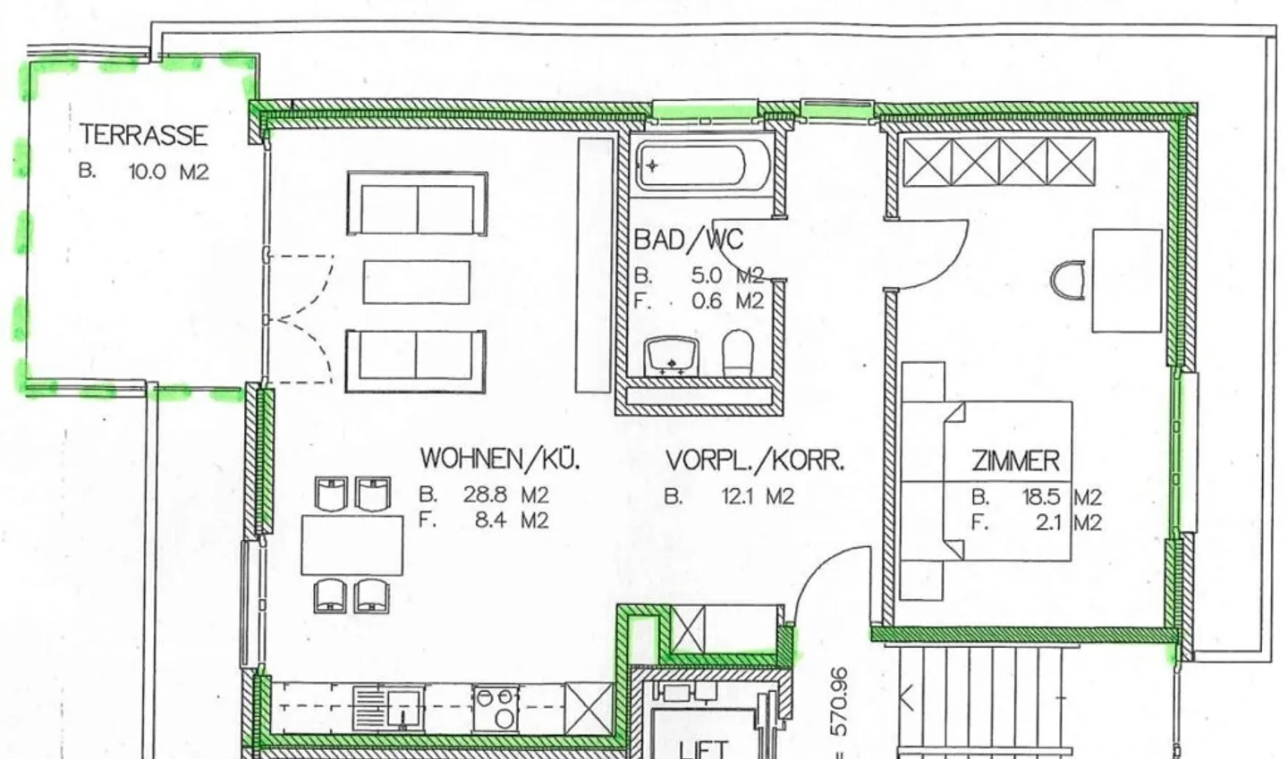 Beautiful 2.5 room apartment for rent in Chur! - Photo 8 of 8