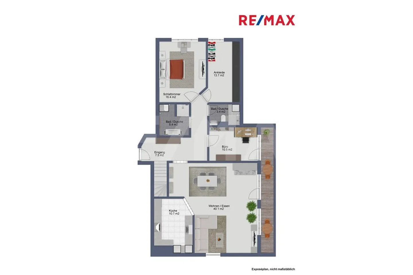 Wohnen wie in den Ferien  Lichtdurchflutete Maisonette-Wohnung am Naturschutzgebiet Neeracherried - Foto 10 von 13