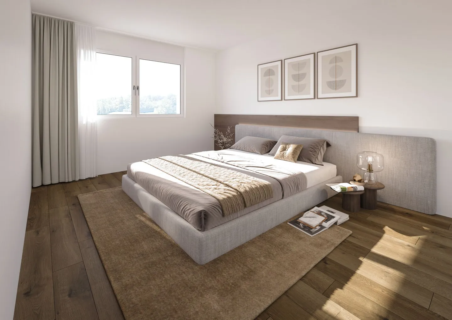 Beautiful 3.5-room new penthouse apartments in the green - Photo 3 of 6
