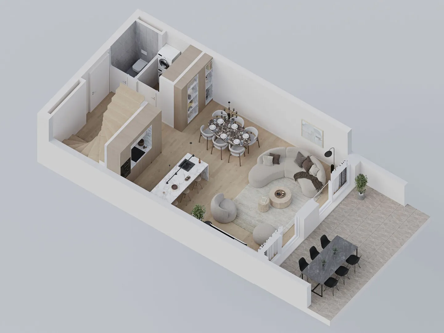 New 3.5-room duplex in the center of Sierre – spacious and urban - Photo 6 of 7