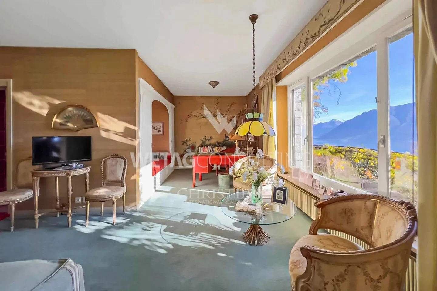 Villa mediterranea da ristrutturare in posizione privilegiata con vista lago a 180° in R... - Foto 8 di 10
