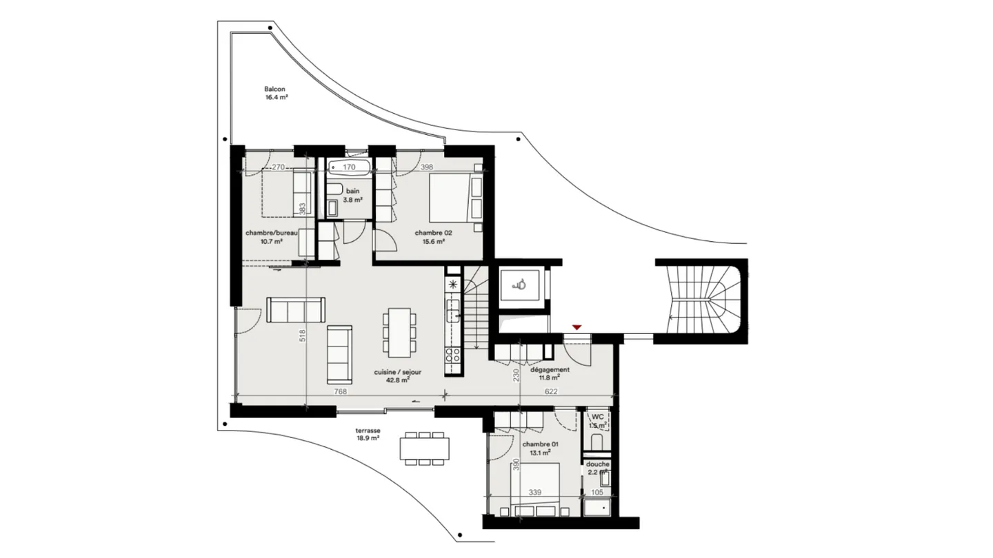 Appartamento 5 locali - Foto 7 di 8