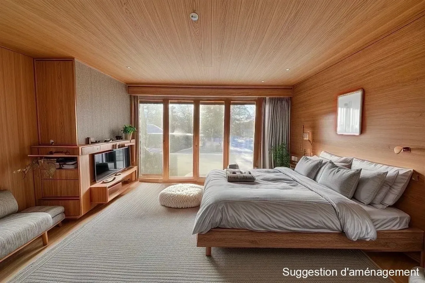 In una zona residenziale, progetto di ampliamento di un lussuoso chalet - Foto 8 di 8