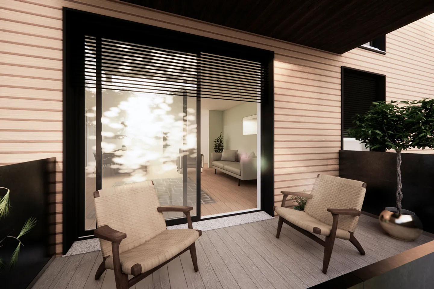 Nouvelle oasis résidentielle sans barrières avec deux terrasses - Photo 11 sur 12