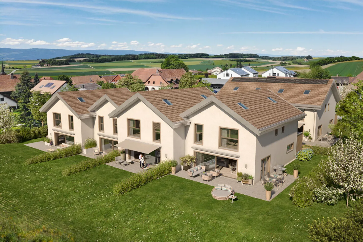 Neue Familienvillen in Thierrens - Foto 1 von 7