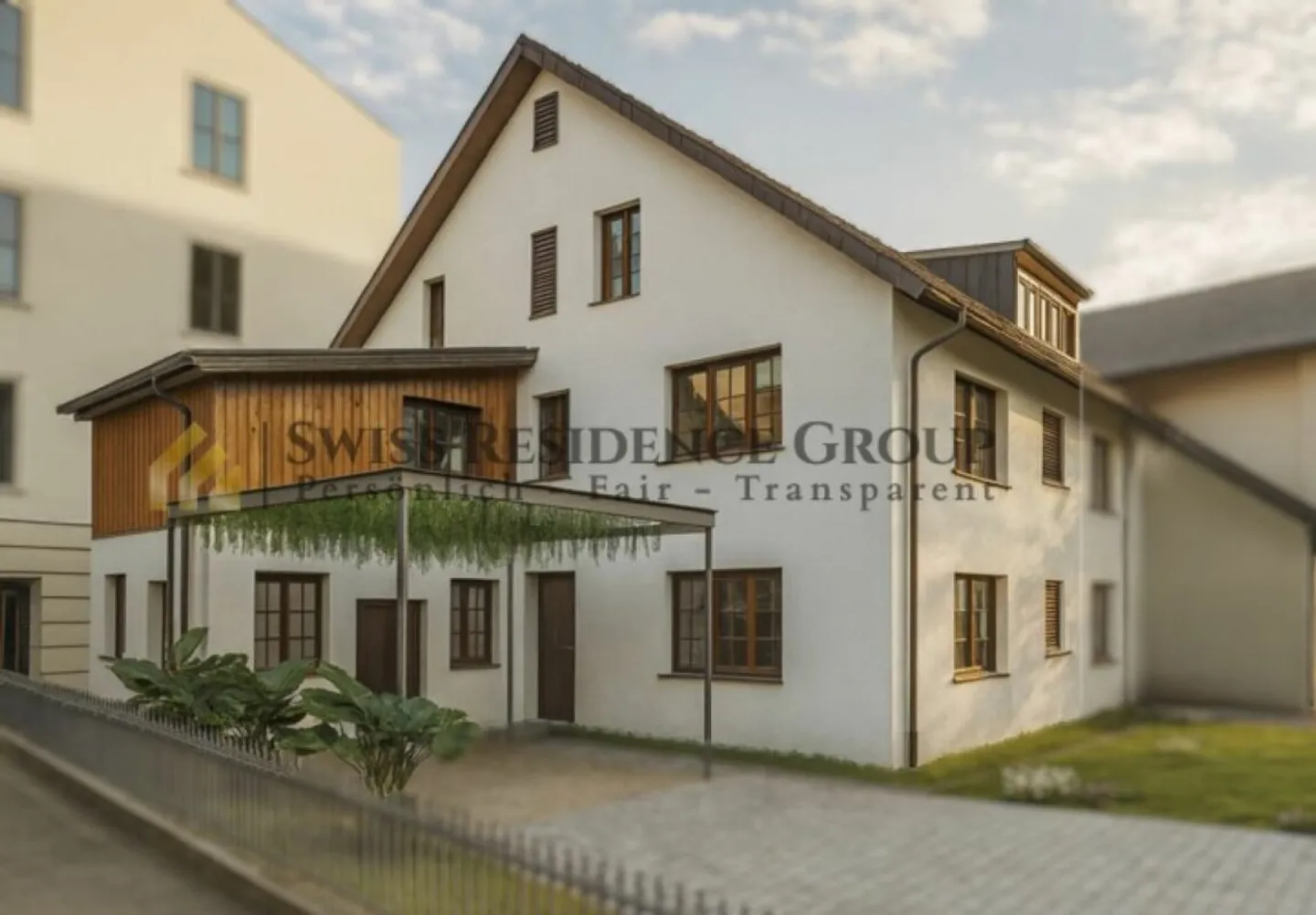 A Home to Recreate! End Row House with Approved Project in Zurich-Höngg! Bidding Process! - Photo 3 of 3