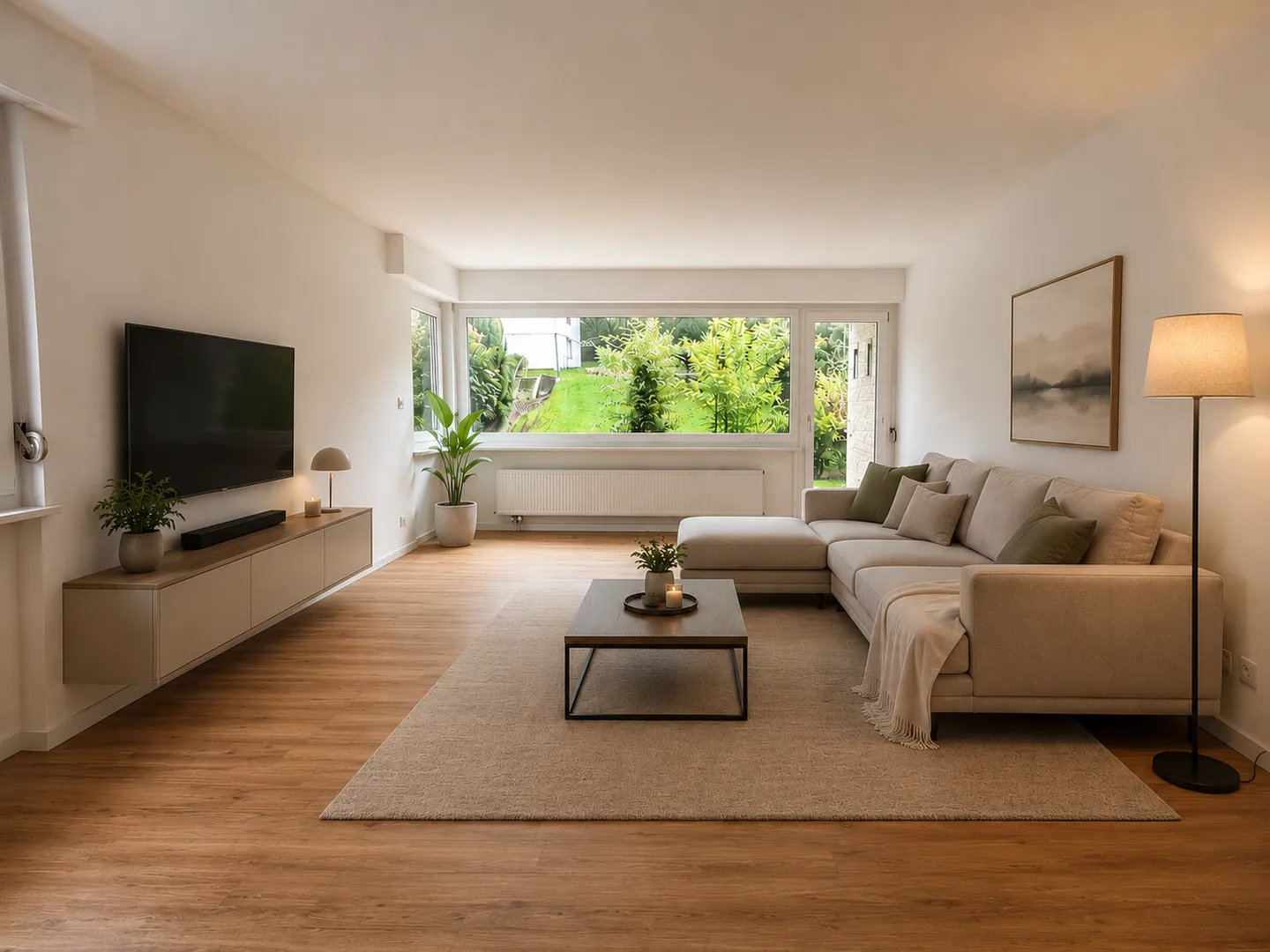 Helle 3.5 Zimmerwohnung im EG - Foto 3 von 9