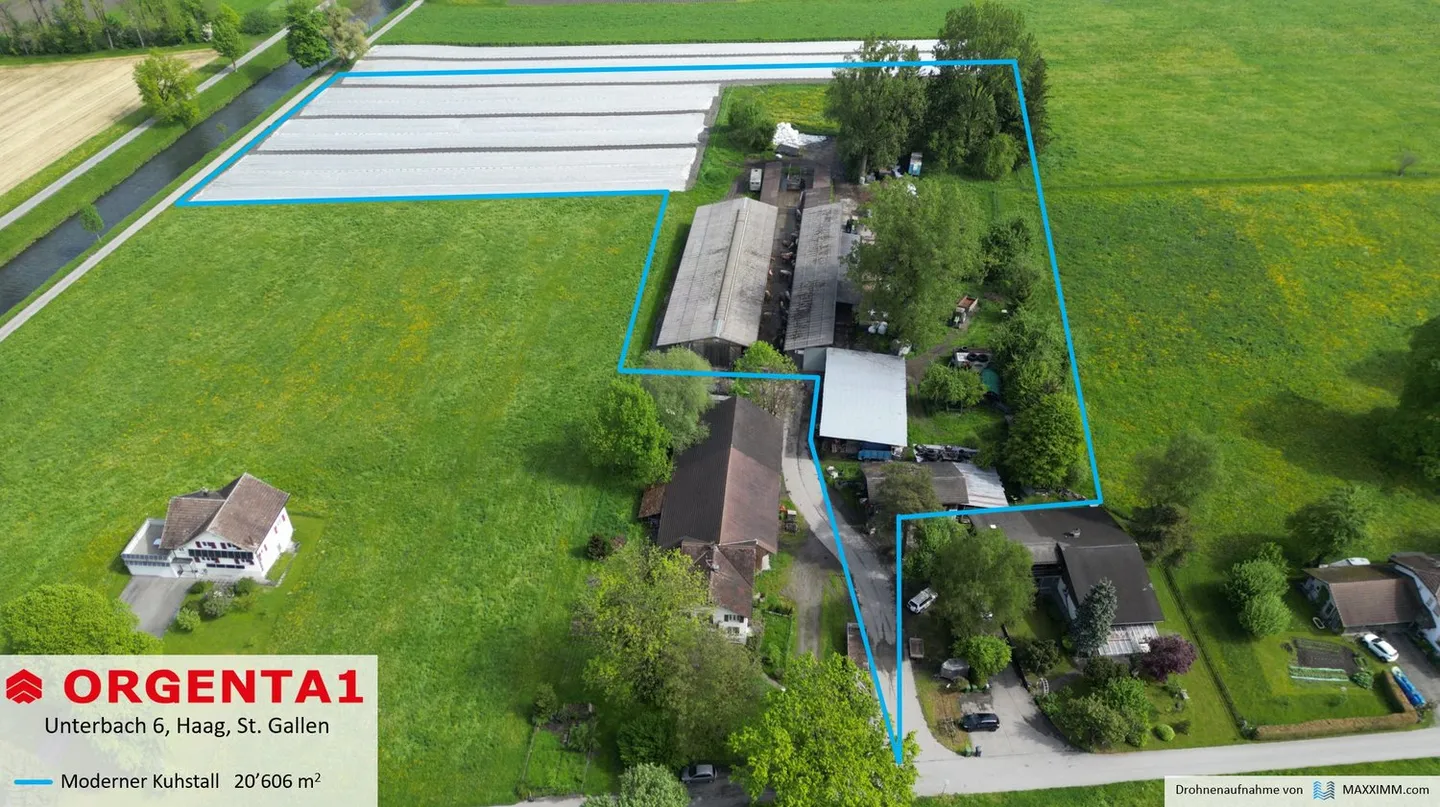 Étable à bétail et grande surface agricole - Photo 1 sur 1