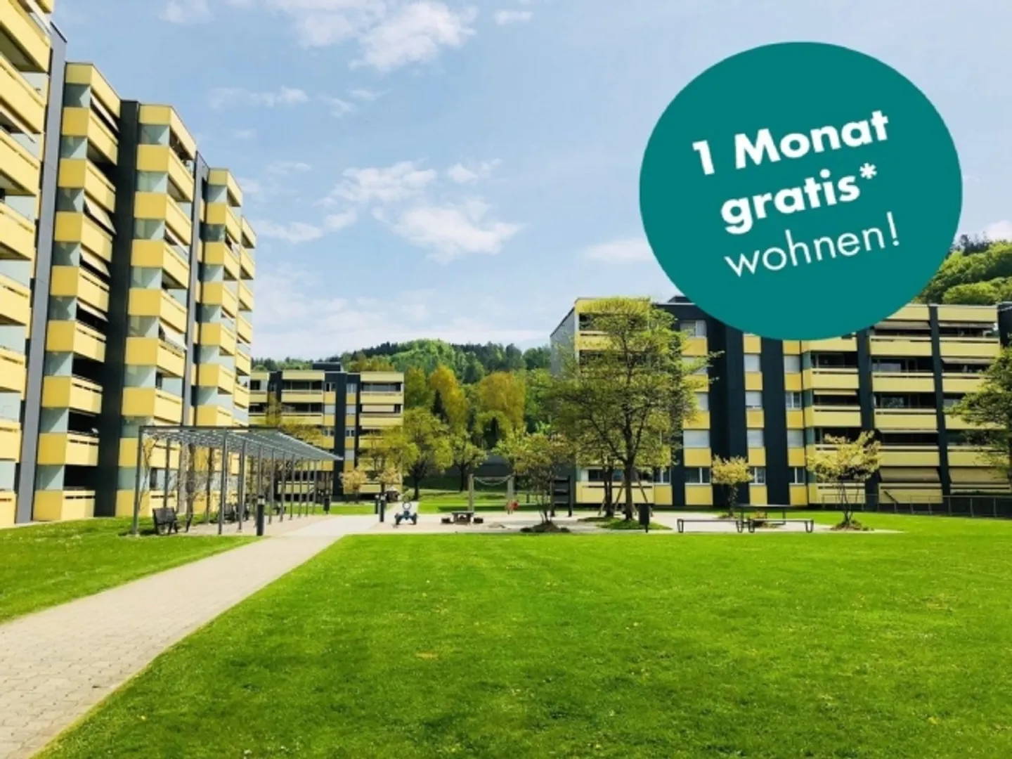 «kinderfreundliche ruhige Wohnlage am Waldrand mit Schwimmbad» - Foto 1 von 11