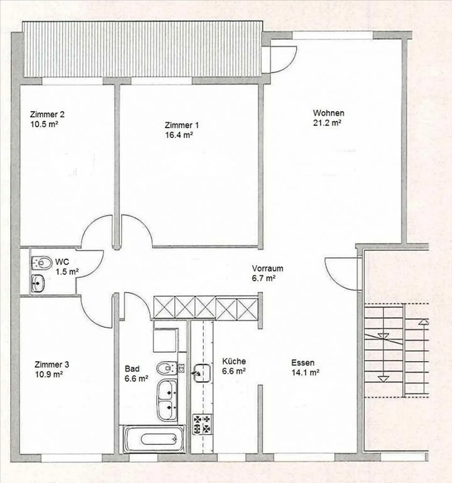 Grosszügige Wohnung mit Weitsicht - Foto 6 von 6