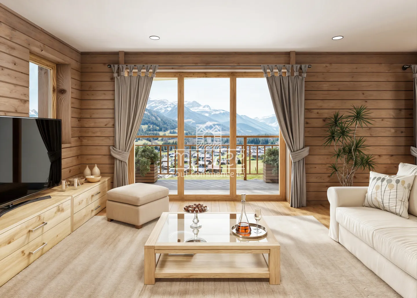 Chalet individuel neuf avec grand balcon et vue dégagée ! - Photo 7 sur 11