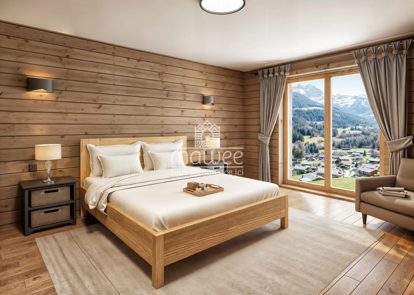 Chalet individuel neuf avec grand balcon et vue dégagée ! - Photo 9 sur 11