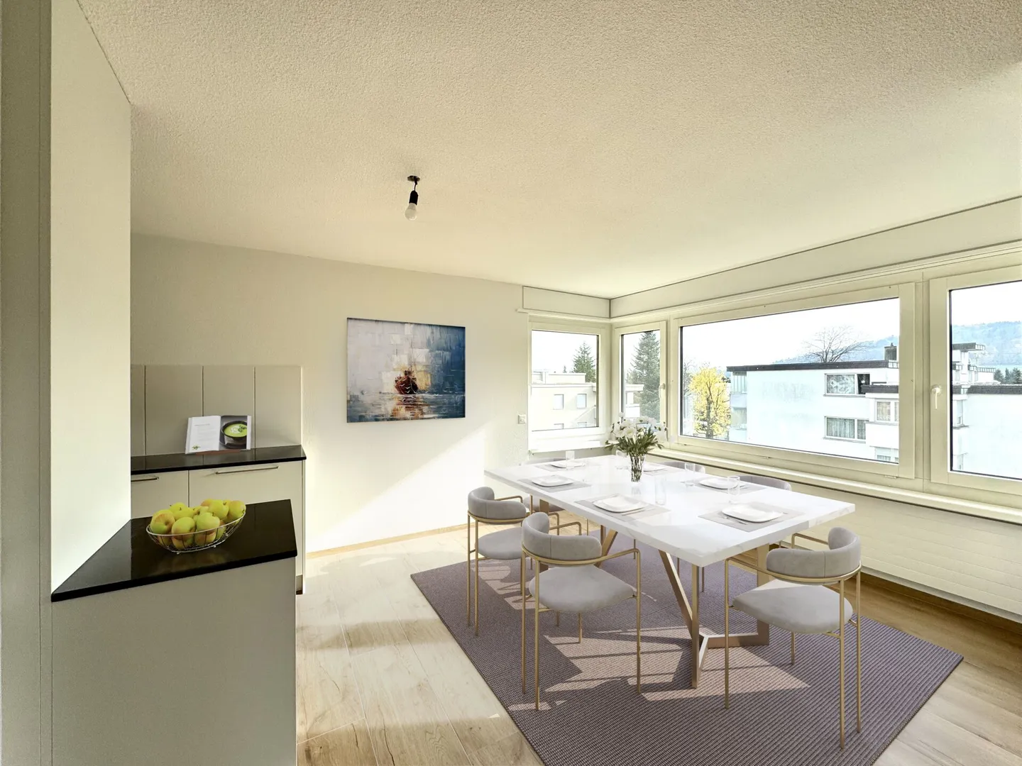 Appartamento 3.5 stanze appena ristrutturato a Wohlen - Foto 2 di 27