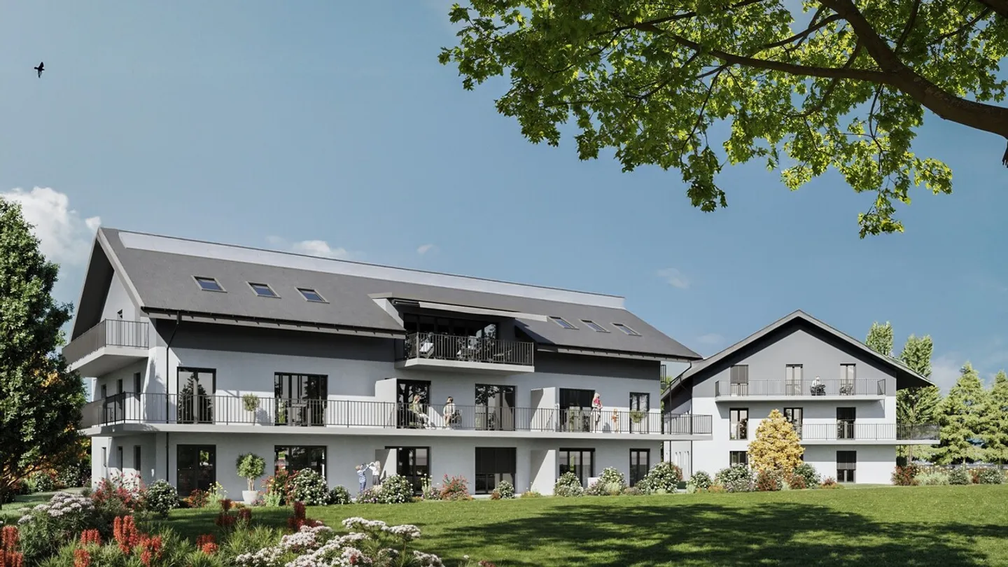 Remise des clés - Appartement avec place de parking en sous-sol - Photo 1 sur 2