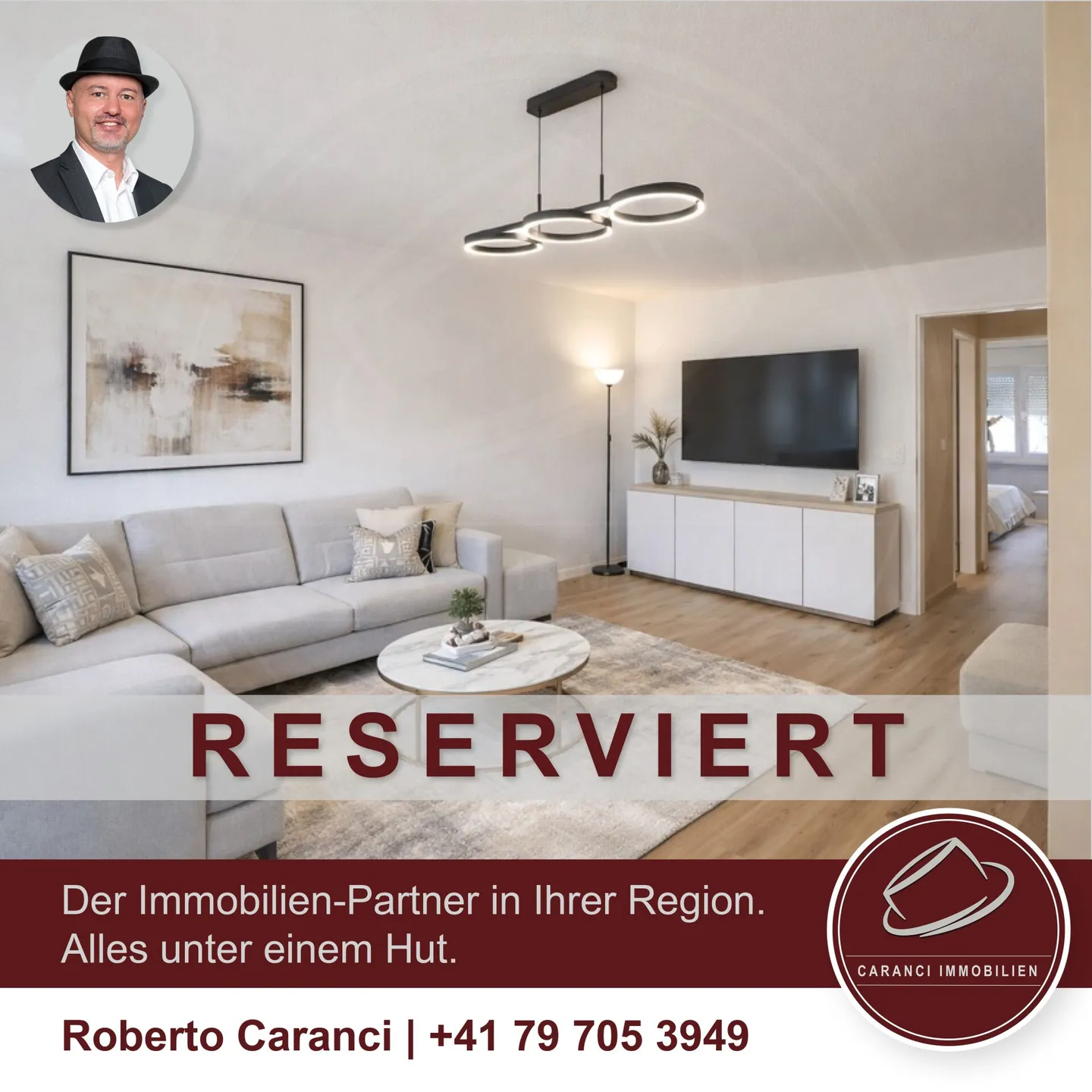 RISERVATO - Appartamento attraente di 3,5 locali a Niederrohrdorf - ideale come investimento o abitazione principale - Foto 1 di 6