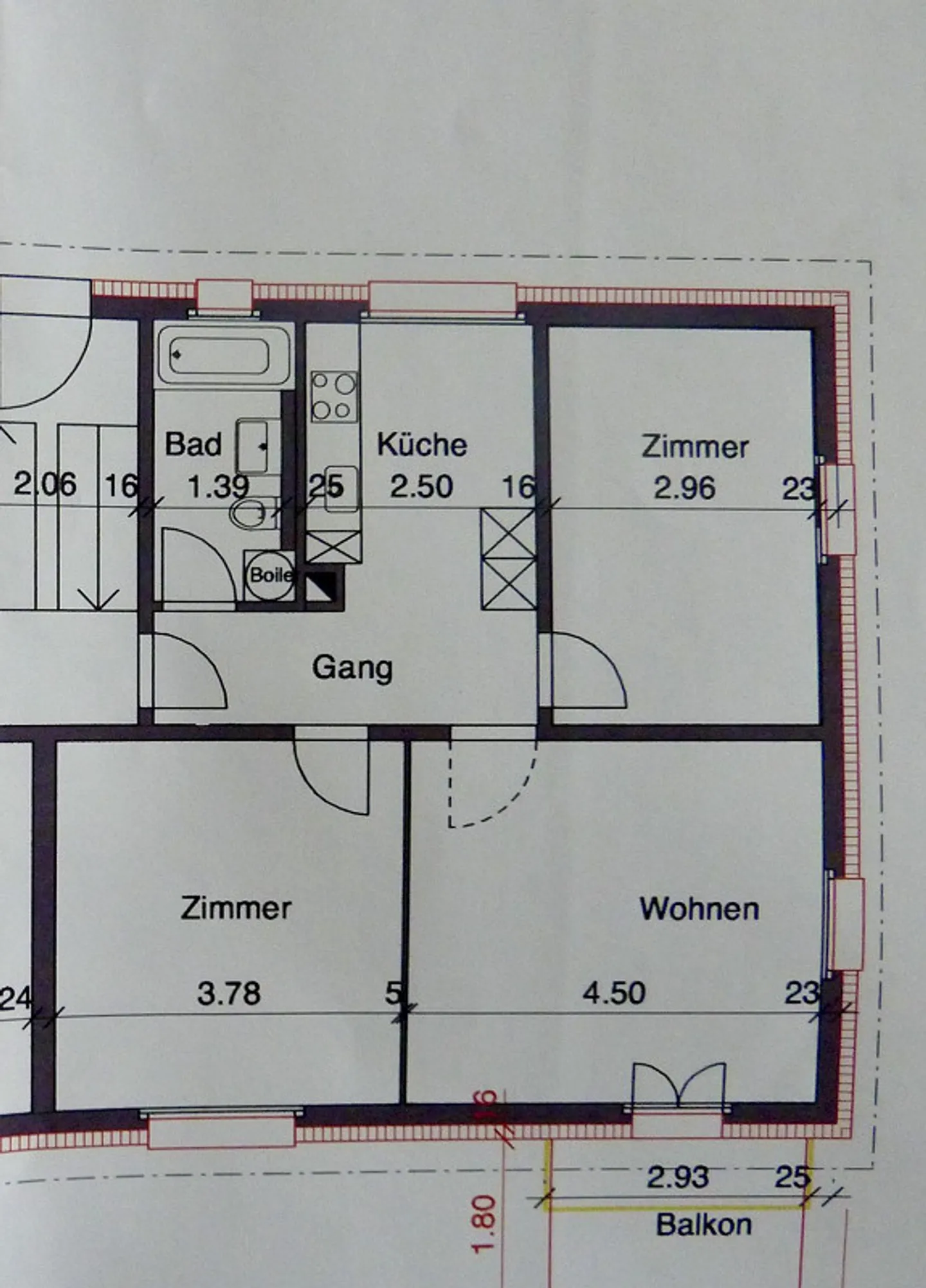 Appartamento 3 camere con vista sulle montagne - Foto 6 di 6
