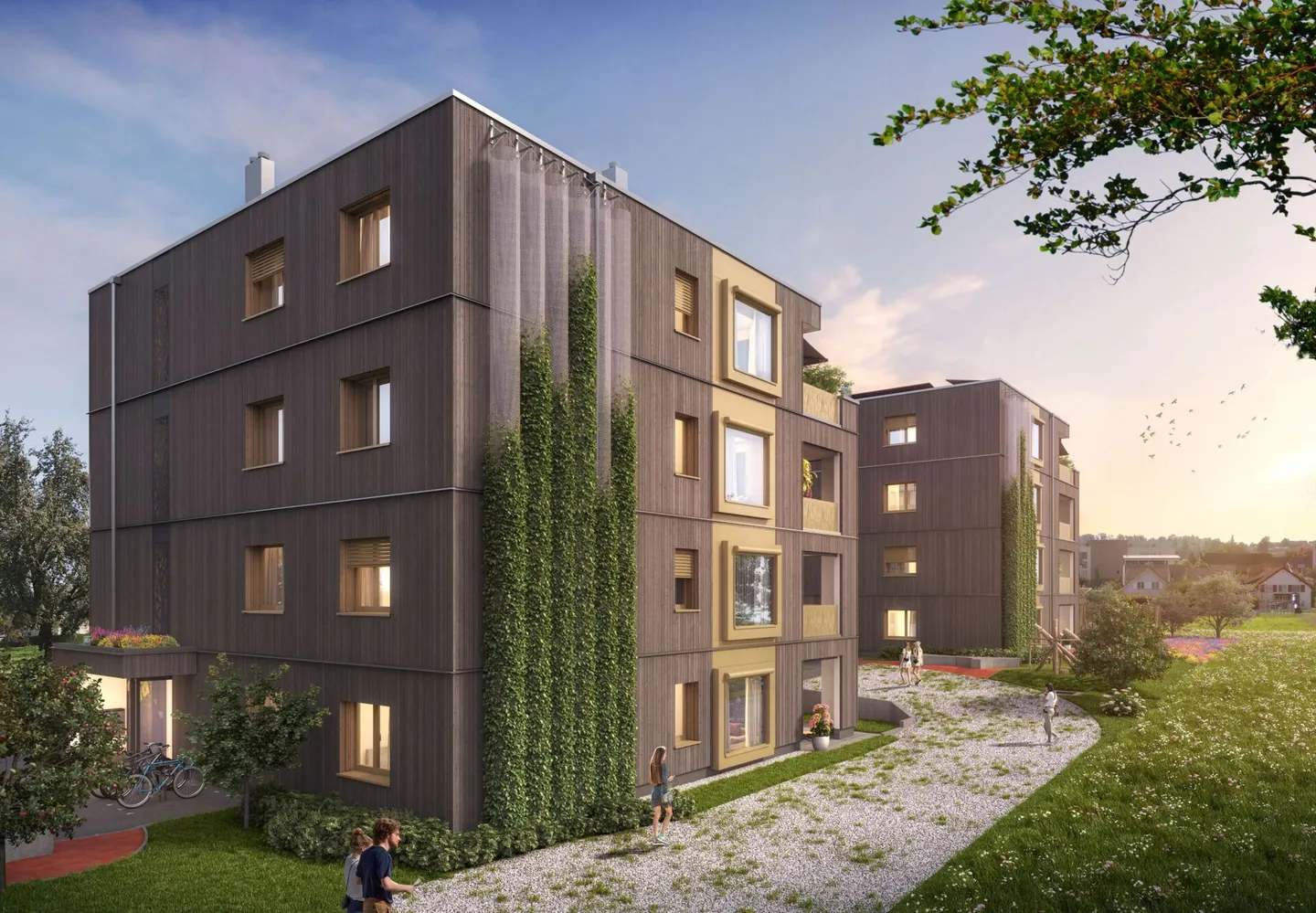 New construction project "Fliedergarten" - modern living with style and sustainability - high-quality garden maisonette - Photo 3 of 11