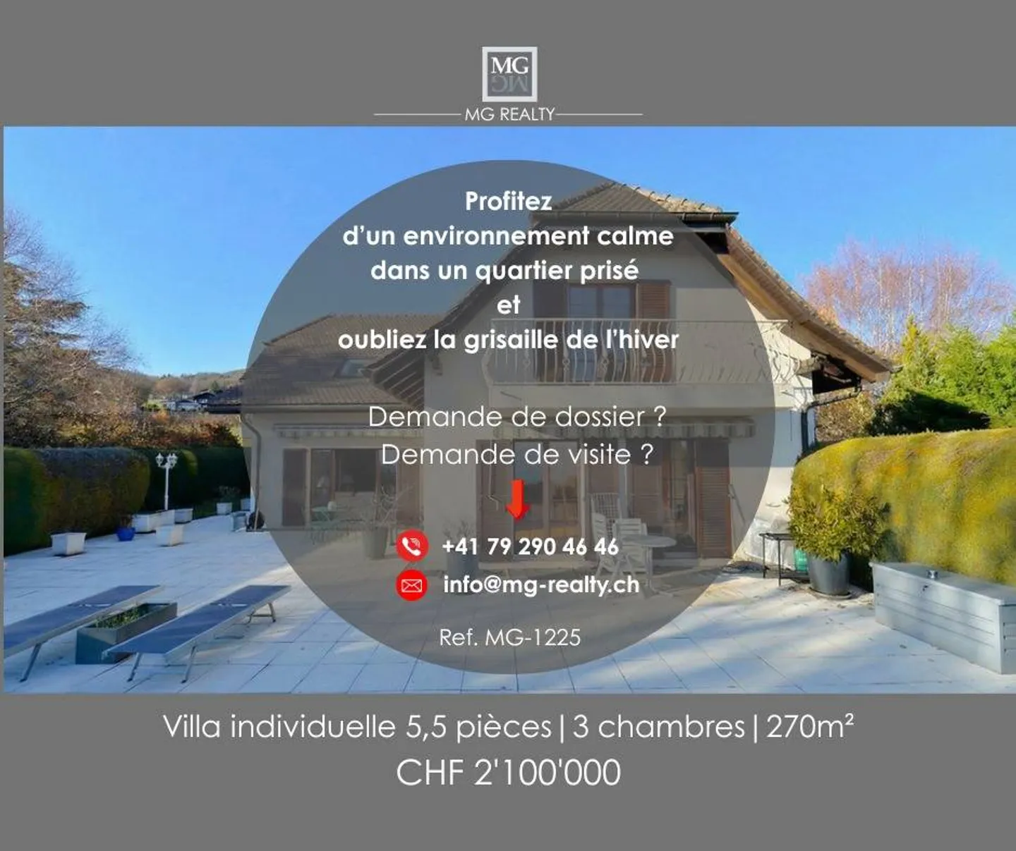 Villa individuelle 6,5 pièces avec vue Lac,  du calme et des volumes généreux - Photo 10 sur 10