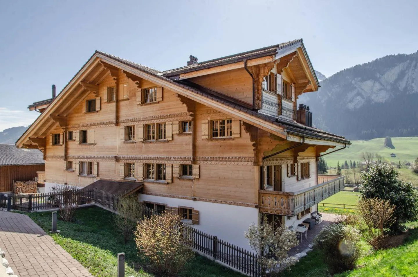 Helle 3-Zimmer-Wohnung in Château-d'Oex - Foto 4 von 7