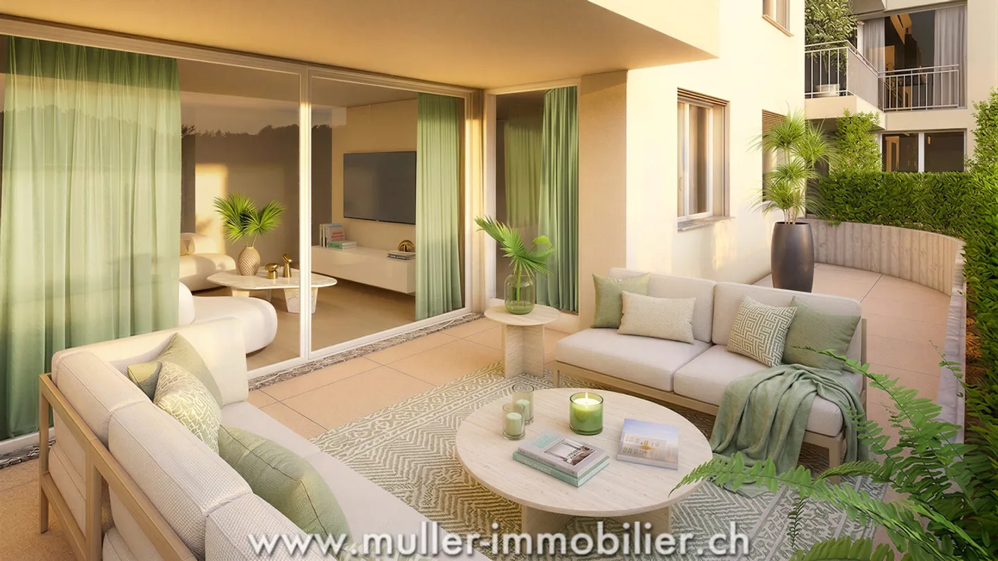 Geräumige 5.5-Zimmer-Wohnung mit Terrasse und Garten, 5 Minuten von Romont entfernt - Foto 5 von 12