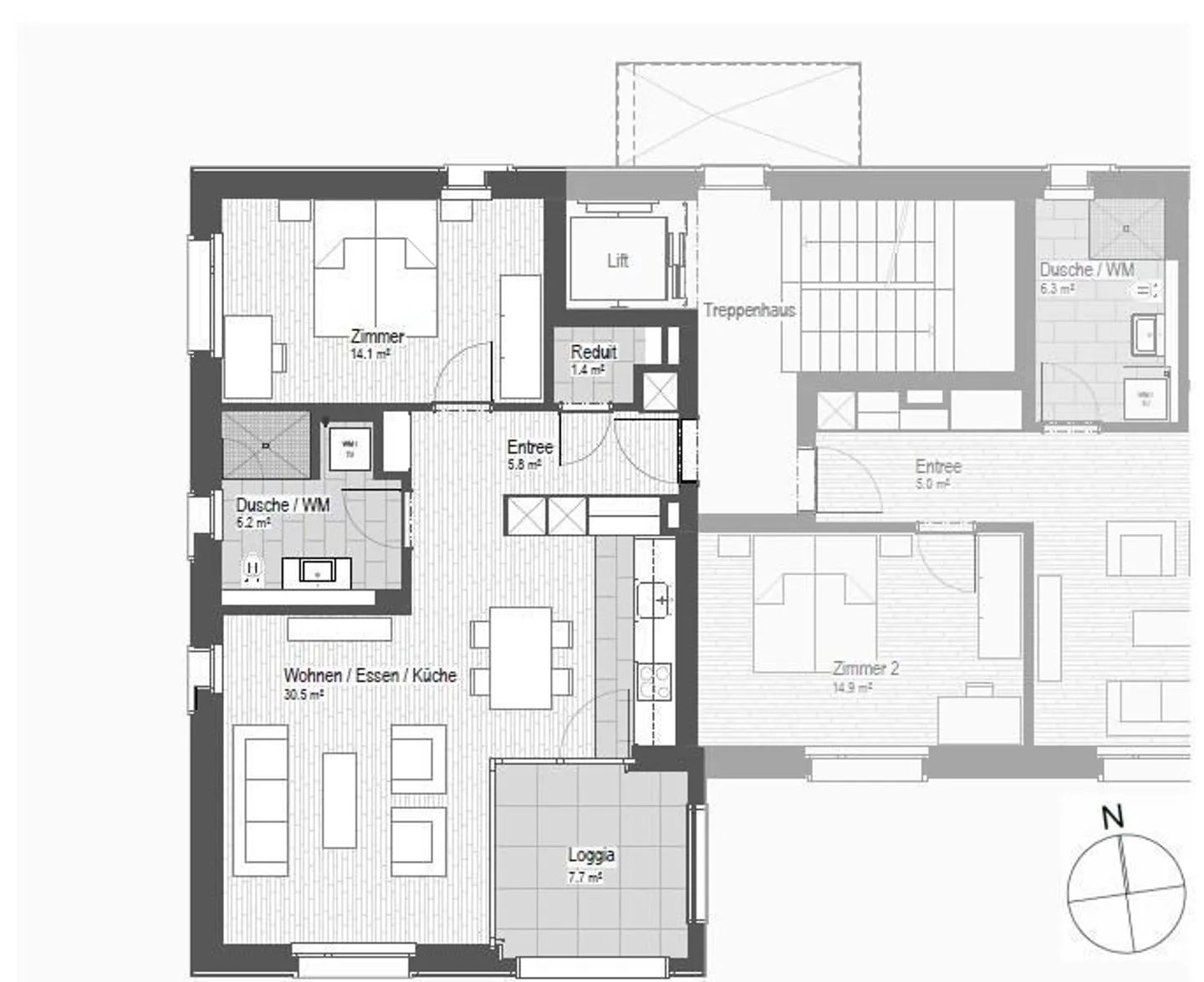 Appartement moderne et lumineux - Photo 8 sur 8