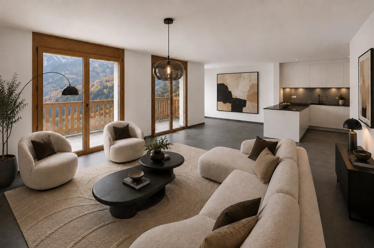 Wunderschöne Wohnung mit Terrasse und Panoramablick - Foto 6 von 10