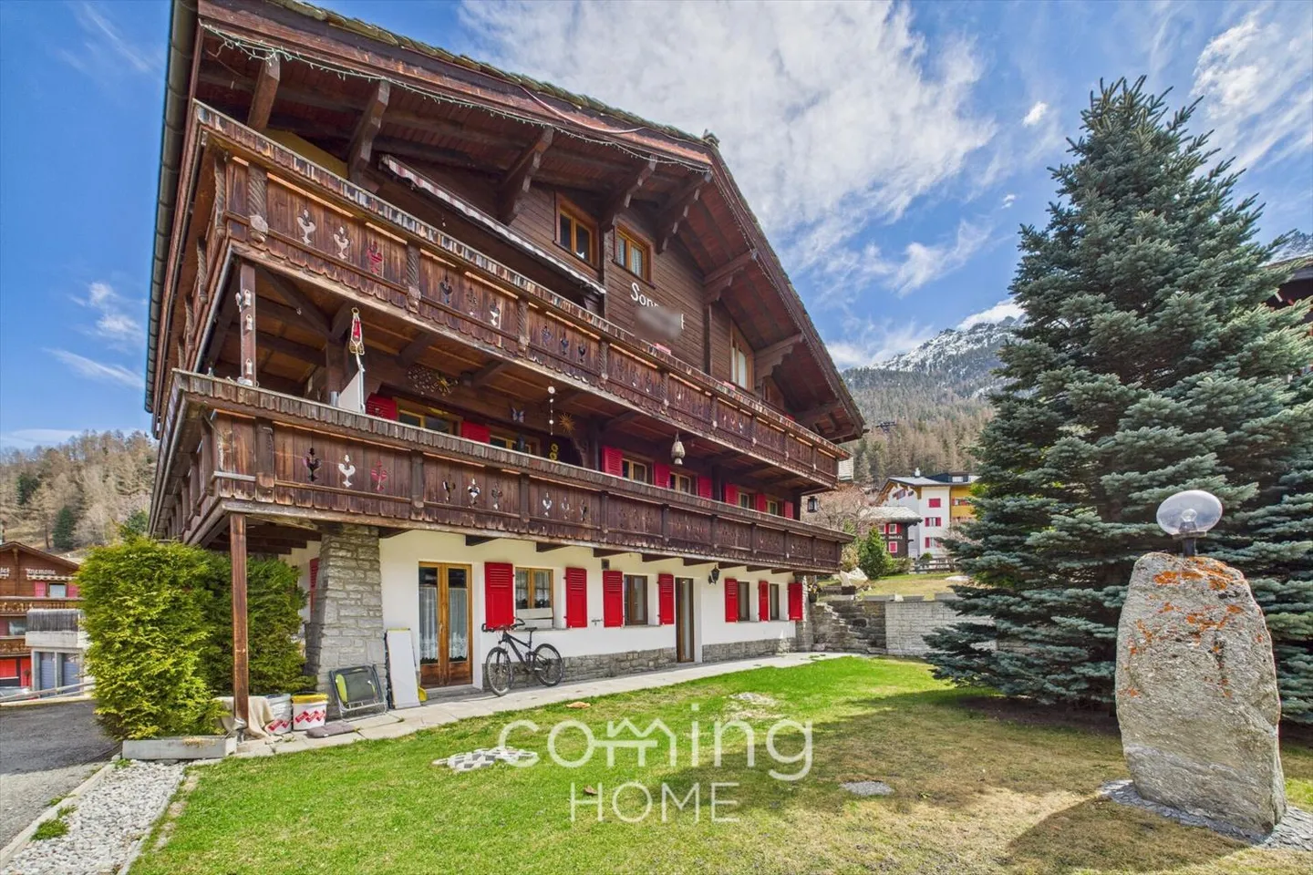 2.5-room garden apartment in Grächen - newly renovated and with alpine flair for rent - Photo 2 of 13