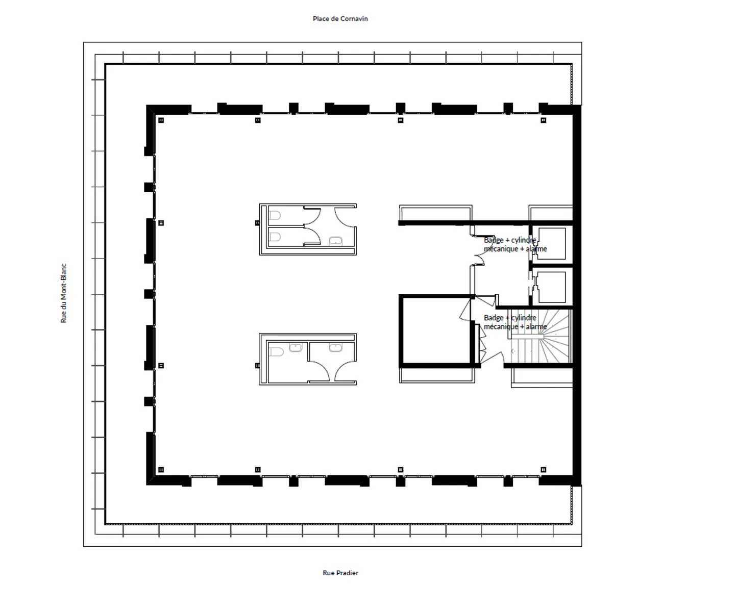 Helle und moderne Büros - 2. bis 7. Etage des Le Carré Cornavin - Foto 4 von 4