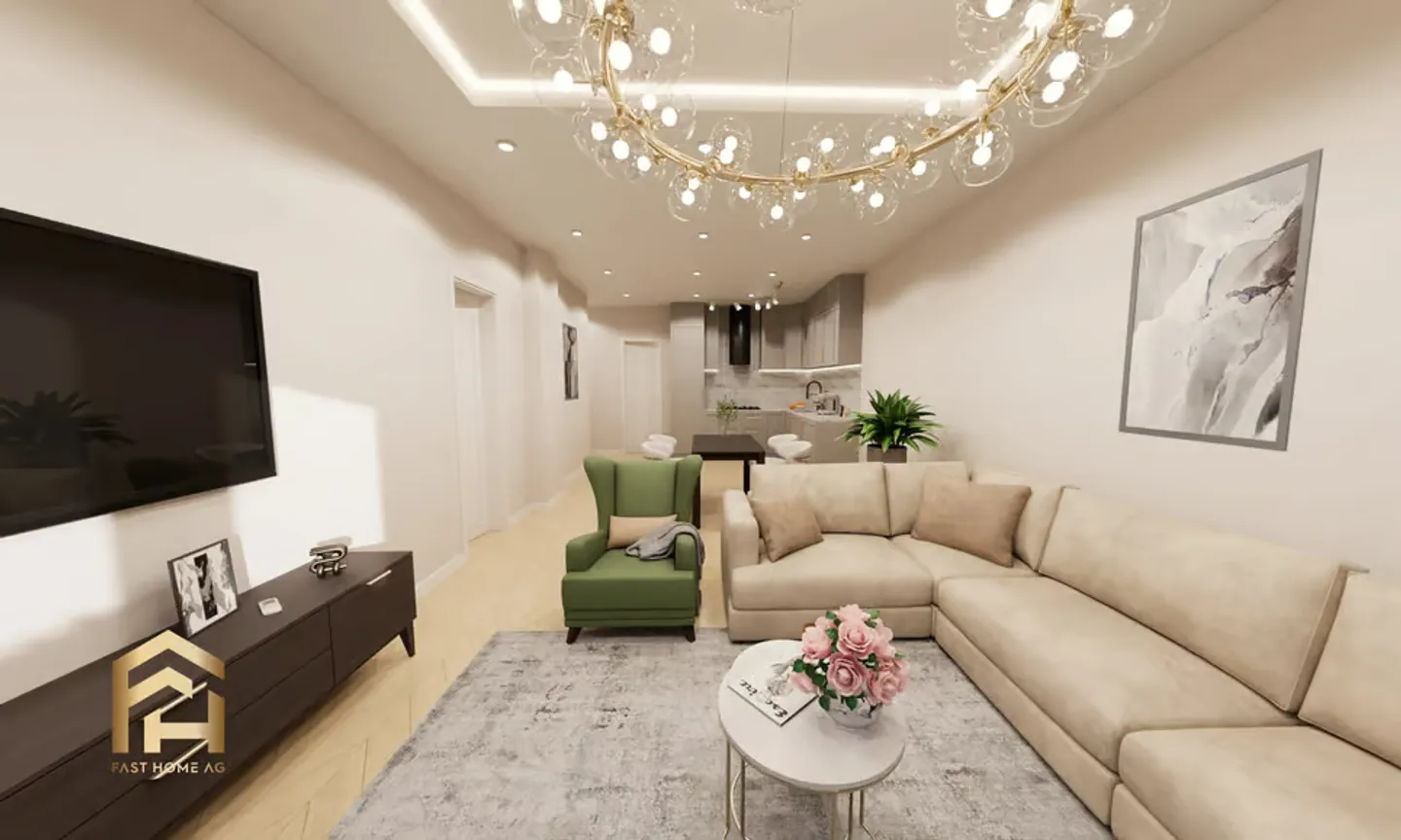 First occupancy: 4.5 room apartment in Naters - Photo 2 of 12