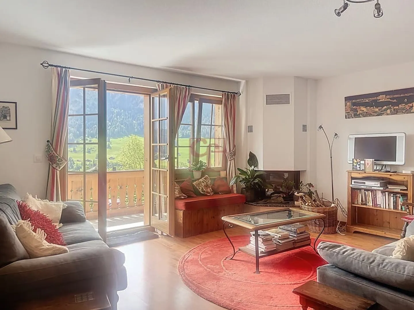 Château-d'Oex - La Frasse Très bel appartement avec grand balcon - Photo 4 sur 13