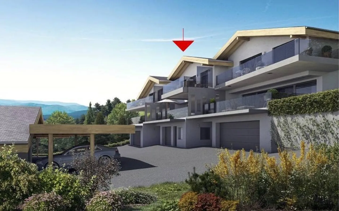 Benachbarte Villa mit 4,5 Zimmern in Vex - Foto 3 von 13