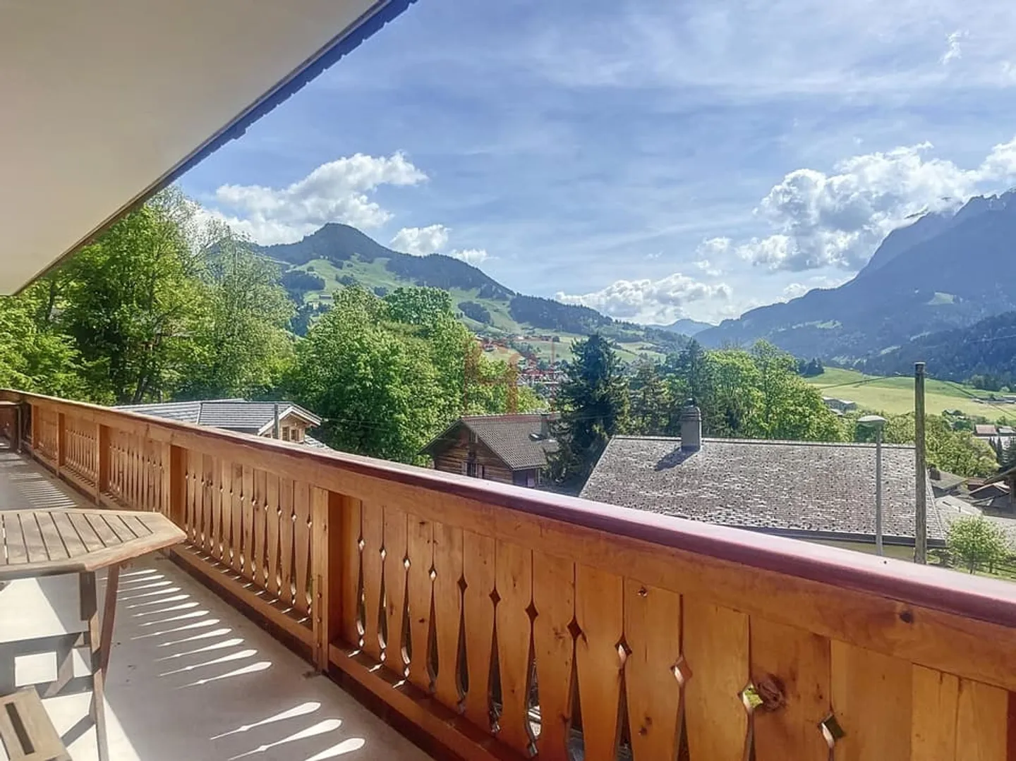Château-d'Oex - La Frasse Très bel appartement avec grand balcon - Photo 1 sur 13