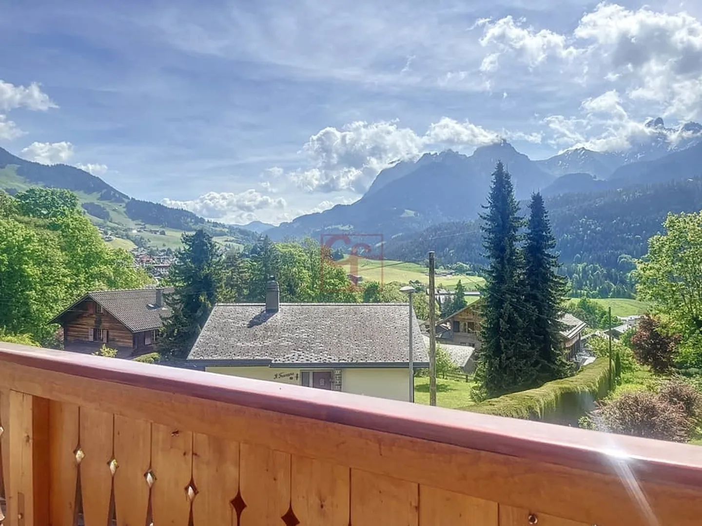 Château-d'Oex - La Frasse Très bel appartement avec grand balcon - Photo 9 sur 13