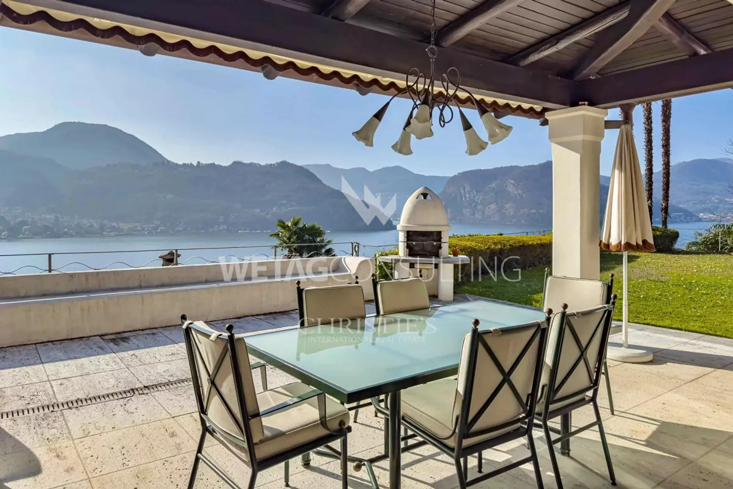 Lugano-Figino: Villa elegante con vista mozzafiato sul lago di Lugano - Foto 11 di 12