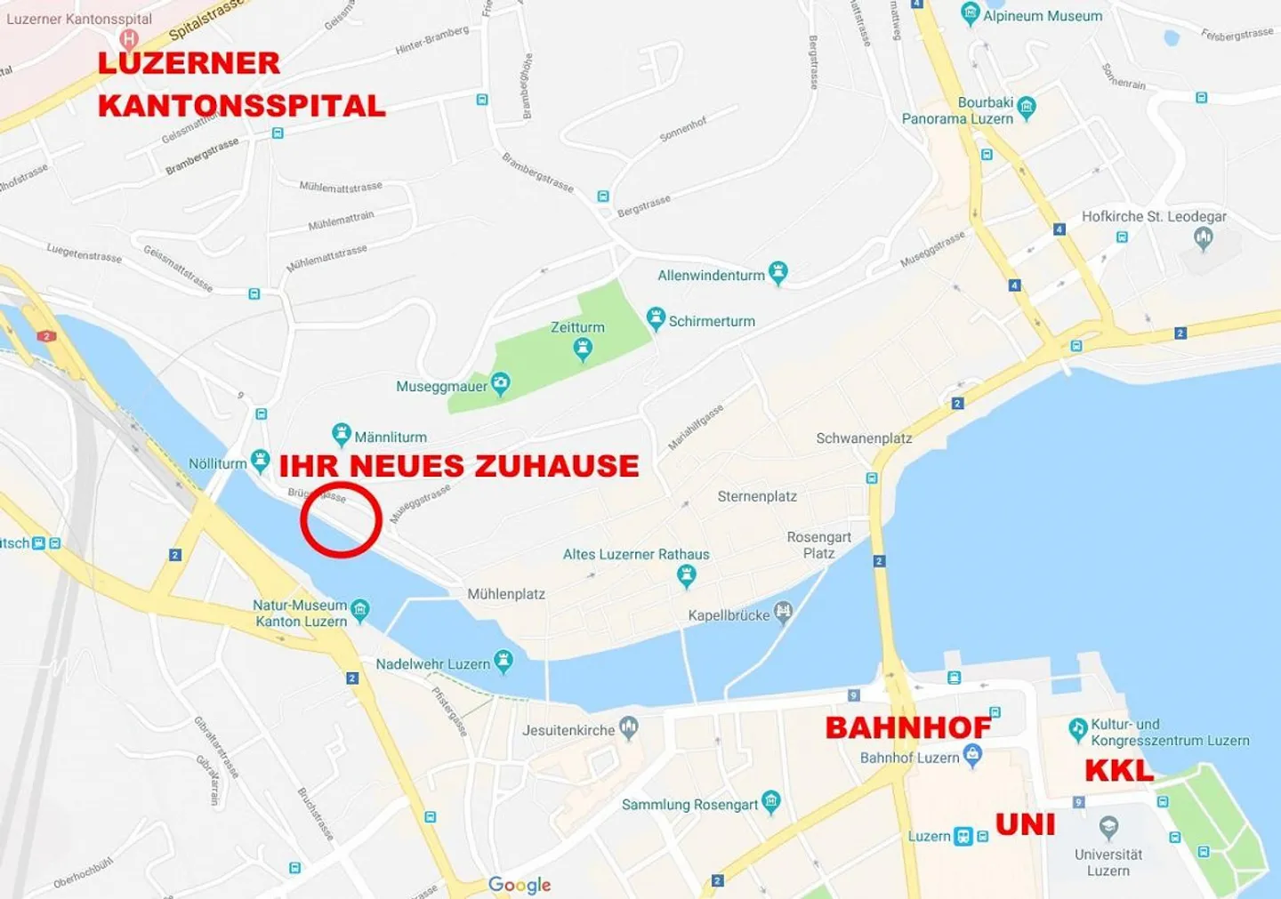 Charmante Wohnung in Luzern - Foto 11 von 12