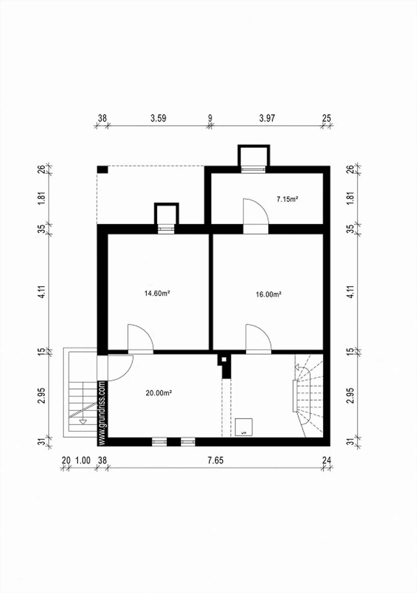 4.5-room house in a quiet single-family home neighborhood ideal for a family - Photo 15 of 15