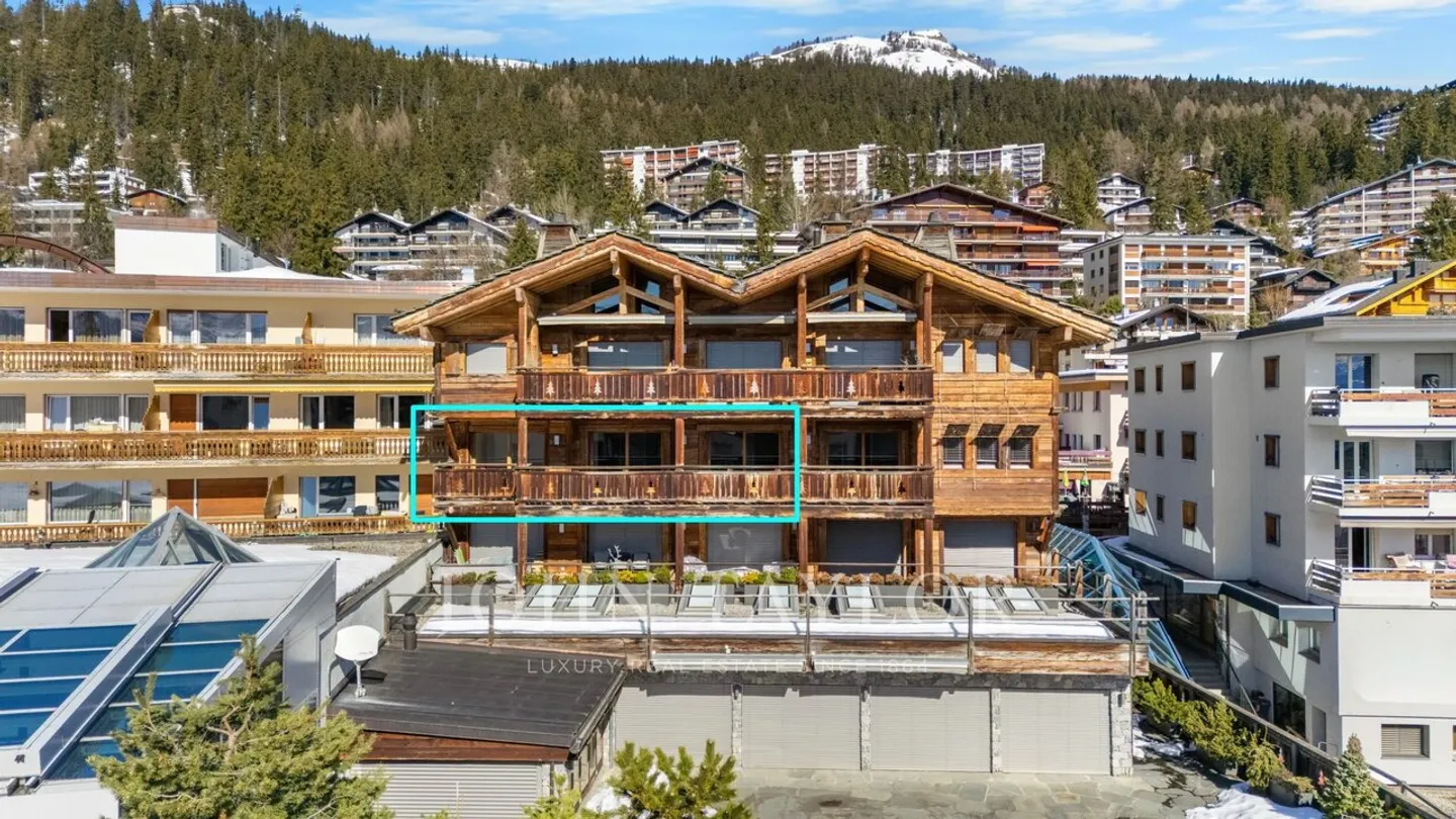 Appartement de style chalet à Montana - Photo 1 sur 7