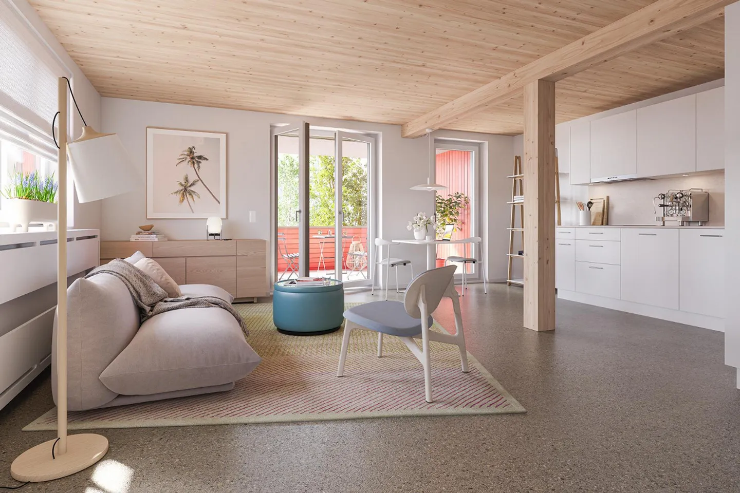 Klimafreundlich wohnen in den urbanen Neubauwohnungen in Altstetten - Foto 2 von 3