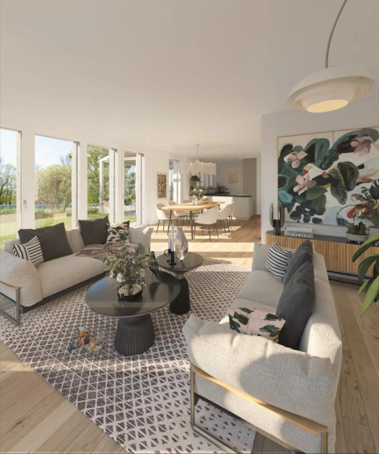 NOUVEAU : Maison familiale jumelée de 6,5 pièces près du terrain de jeu dans le quartier familial « Bächli » Teufen (Maison F) - Photo 4 sur 12