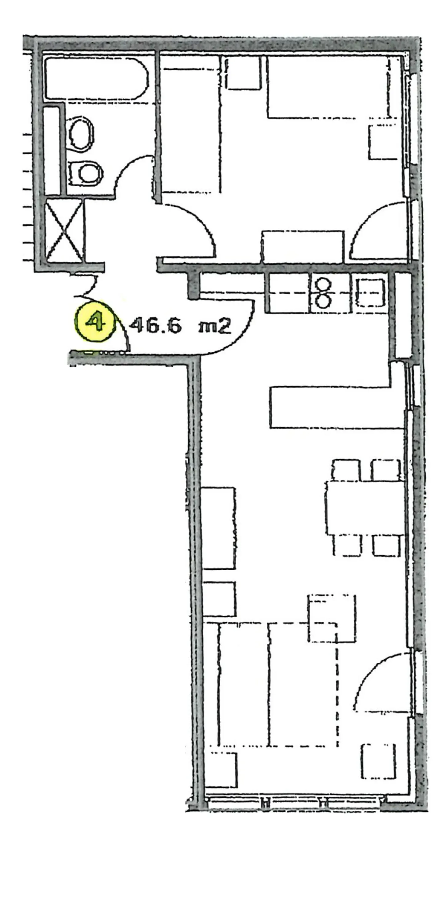 Appartamento con 2,5 stanze e terrazza - Foto 11 di 11