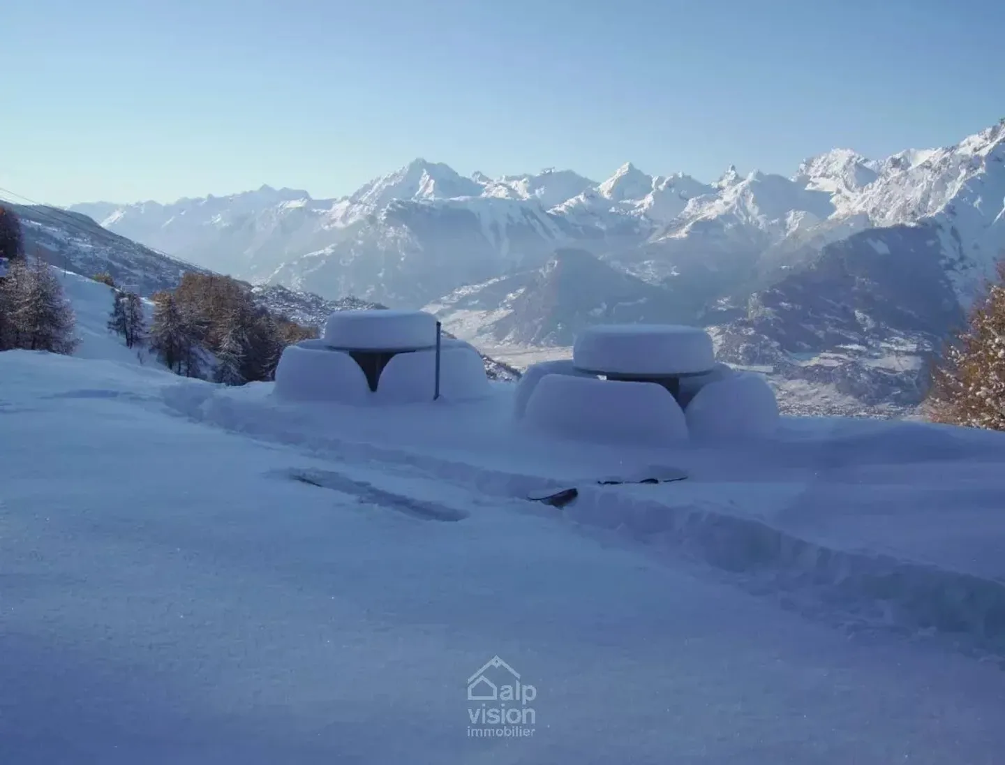 Charmante Wohnung in Veysonnaz - Foto 11 von 12