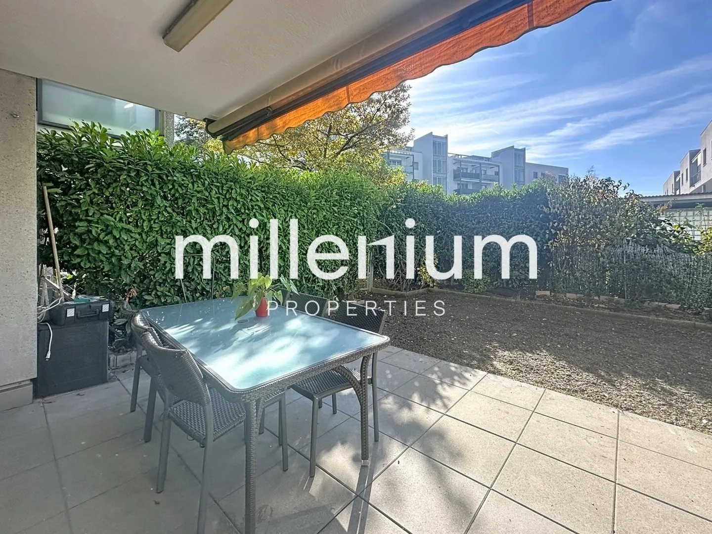 Möbliertes Apartment mit Terrasse und Garten in Chatelaine - Foto 1 von 9