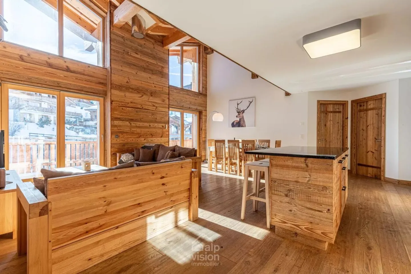 WUNDERSCHÖNE 5.5-ZIMMER-DUPLEX-SKI IN/SKI OUT ZENTRUM STATION - Foto 7 von 13