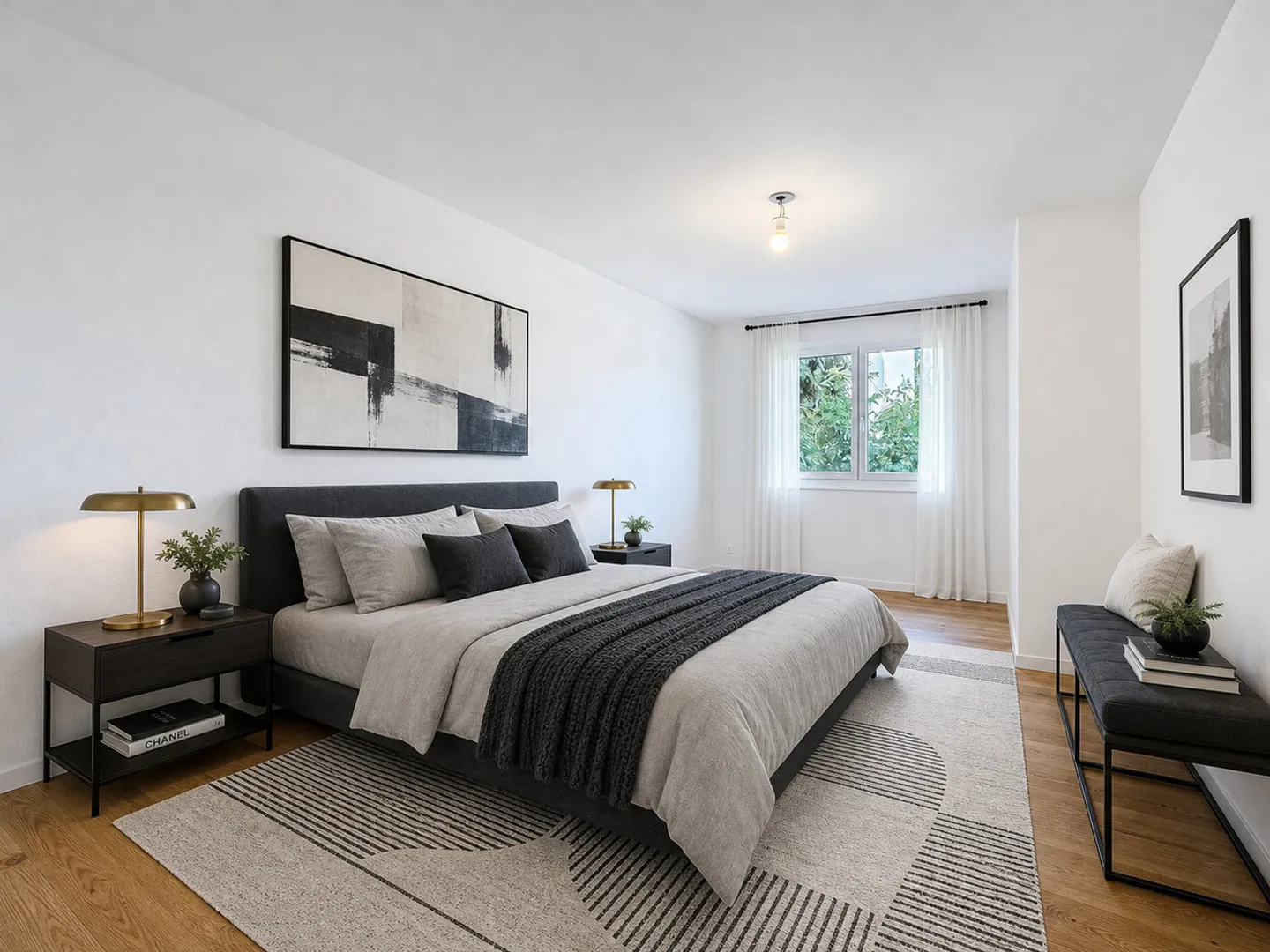 ZWISCHEN MORAT UND FRIBOURG
Renovierte 3,5-Zimmer-Wohnung
mit Garten - Foto 12 von 14