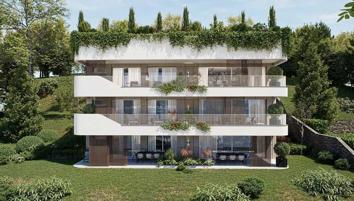 Nouvel appartement avec vue sur le lac et jardin à Capolago - Photo 6 sur 10