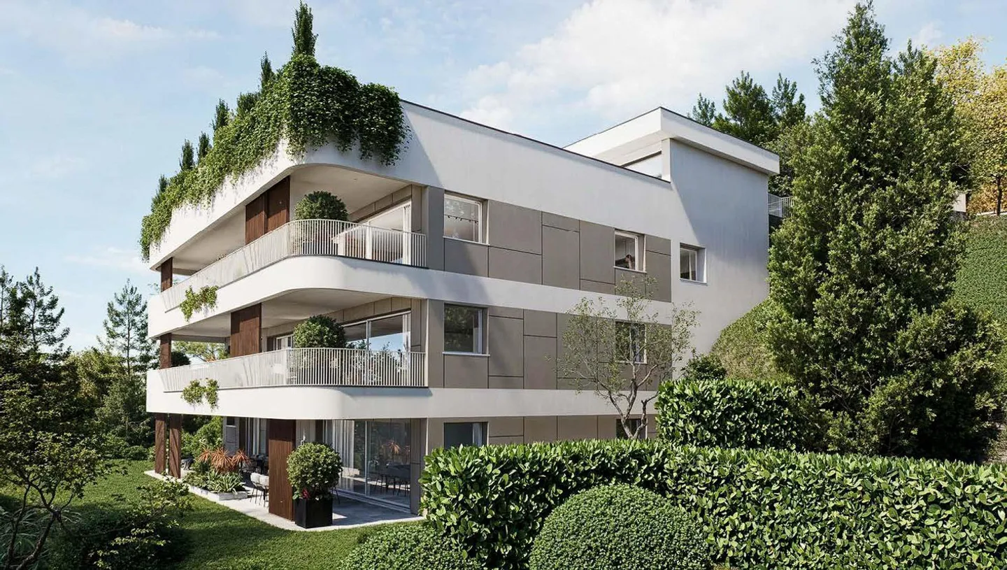 Nouvel appartement avec vue sur le lac et jardin à Capolago - Photo 7 sur 10