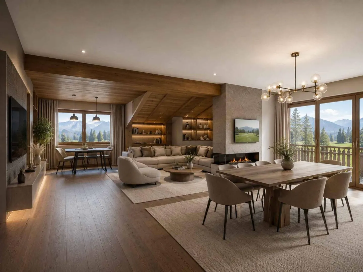 Extraordinary Location - 4.5 Rooms with Stunning Views of the Golf Course and Private Studio - Photo 3 of 13