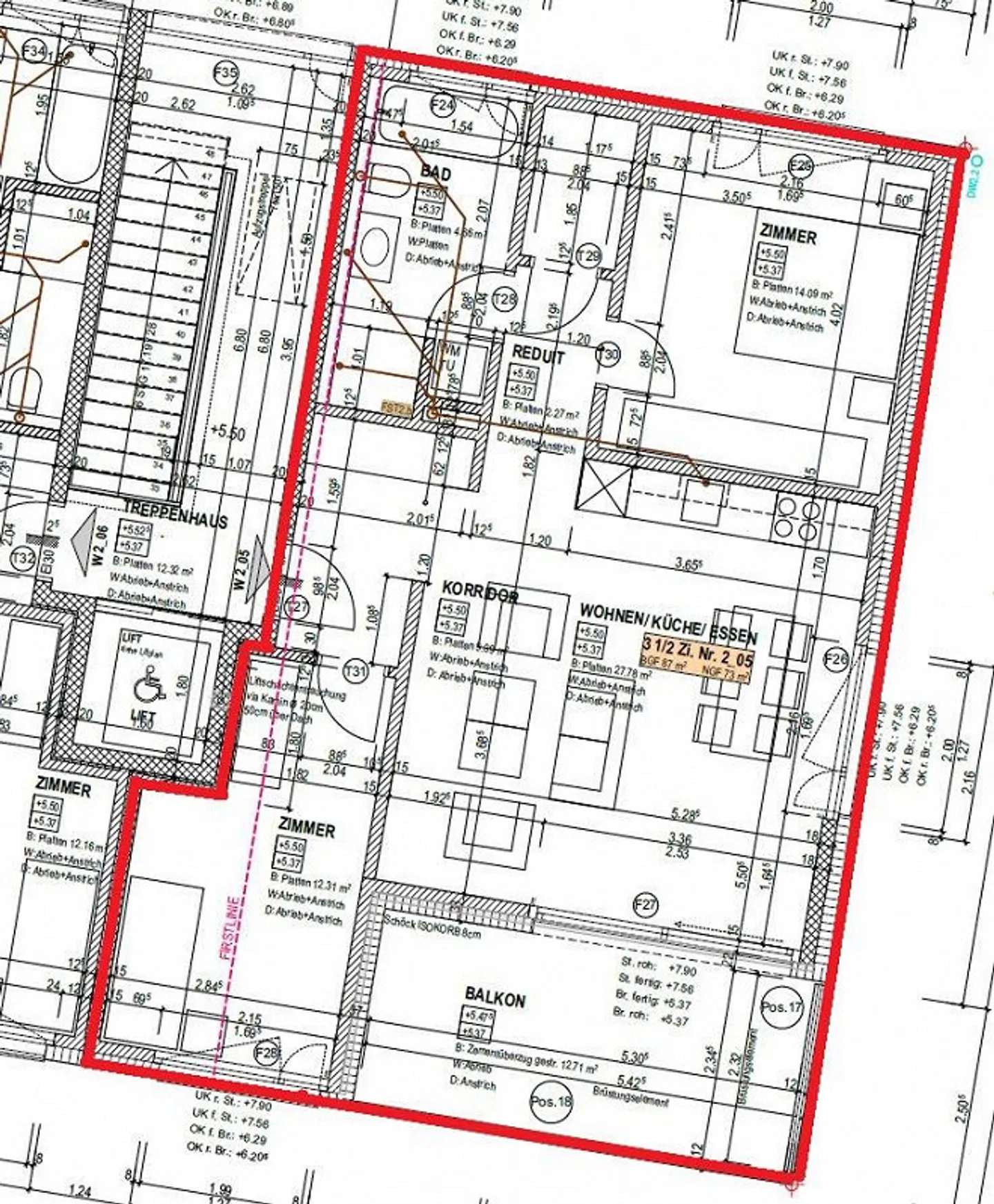 Moderne 3.5-Zimmer Wohnung - Foto 6 von 6